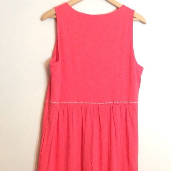 J. Jill Dresses J Jill Sleeveless Maxi Dress Hi Low Embroidered